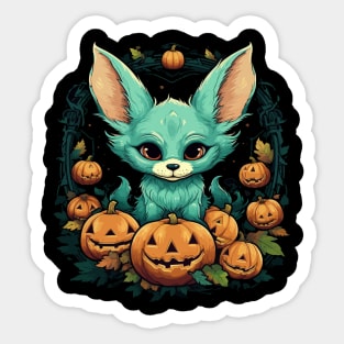 Fennec Fox Halloween Sticker